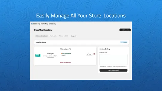 Locateify Store Map Directory screenshot