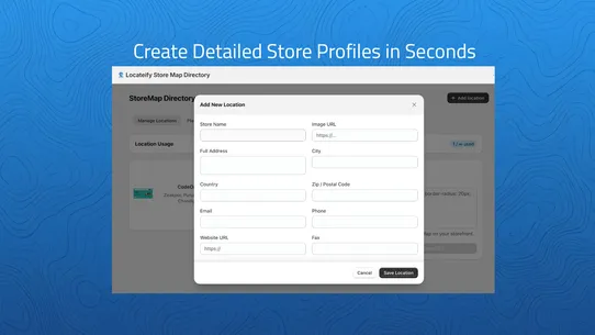Locateify Store Map Directory screenshot