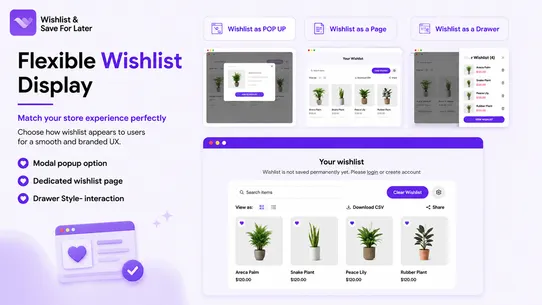 Wishlist &amp; Save For Later screenshot