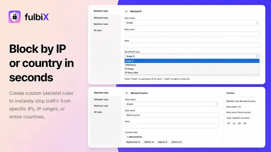 Fulbix: Fraud &amp; IP Blocker screenshot