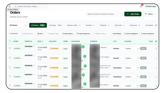 MyEcomERP screenshot