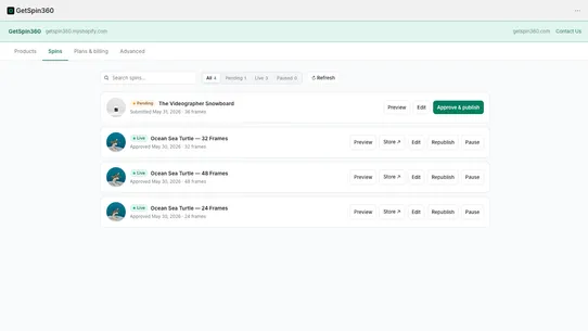 GetSpin360 screenshot