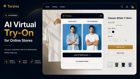 Torziva ‑ AI Virtual Try‑On screenshot