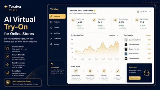 Torziva ‑ AI Virtual Try‑On screenshot