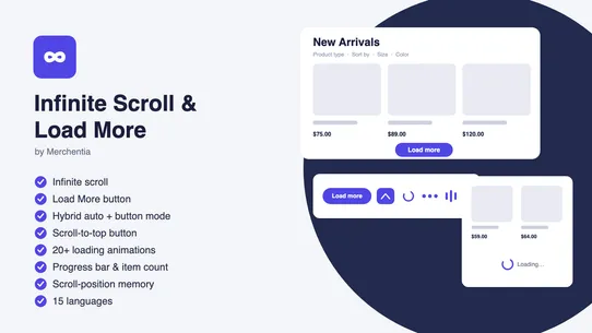 Merchentia: Infinite Scroll screenshot