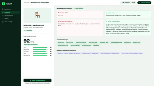 Pickastor screenshot