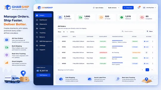GharShip: Shipping &amp; Tracking screenshot