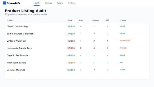 StoreMD screenshot