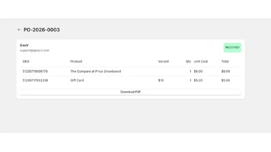 Simple Stock Manager screenshot