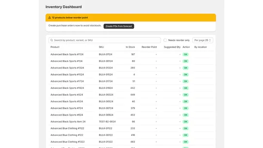Simple Stock Manager screenshot