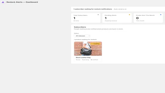 Restock Alerts by MerchaLabs screenshot