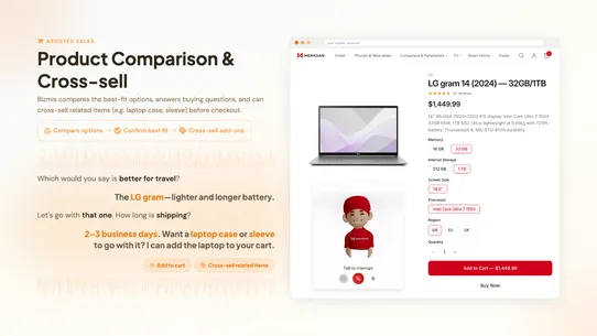 Bizmis ‑ Voice Store Clerk screenshot