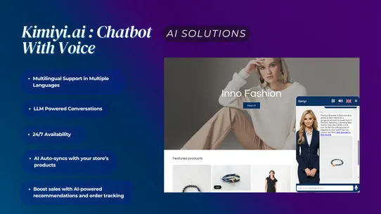 Kimiyi AI Employee Chatbot screenshot