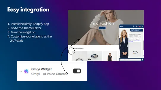 Kimiyi AI Employee Chatbot screenshot