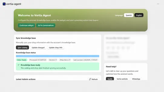 Vortia Agent screenshot