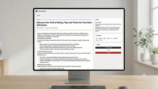 ABW: AI Blog Writer screenshot
