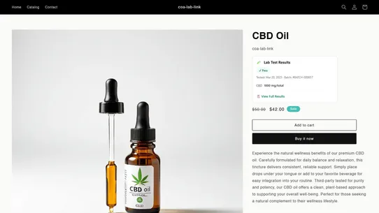 LabLinks: COA Lab Reports screenshot