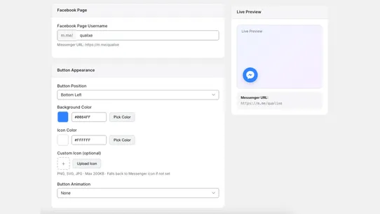 Chatio: WhatsApp Chat Button screenshot