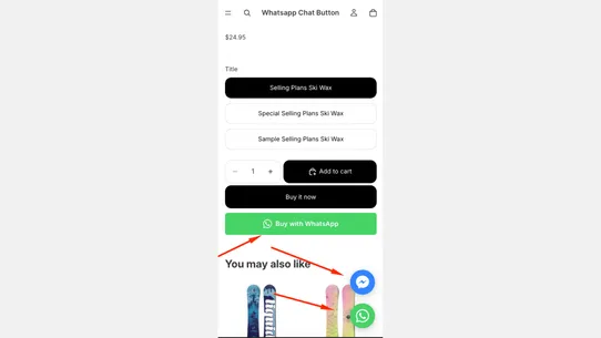 Chatio: WhatsApp Chat Button screenshot