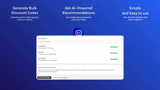 GenCodeAI ‑ Bulk Discount Code screenshot