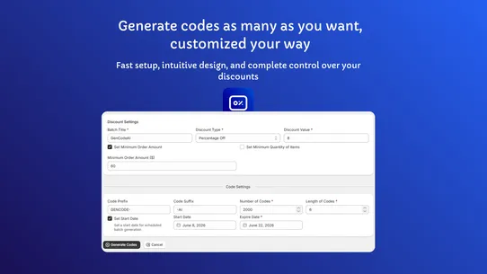 GenCodeAI ‑ Bulk Discount Code screenshot
