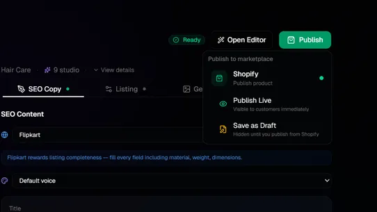 SwiftList Connector screenshot
