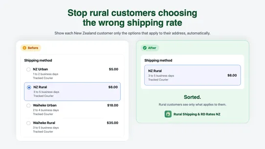 Rural Shipping &amp; RD Rates NZ screenshot