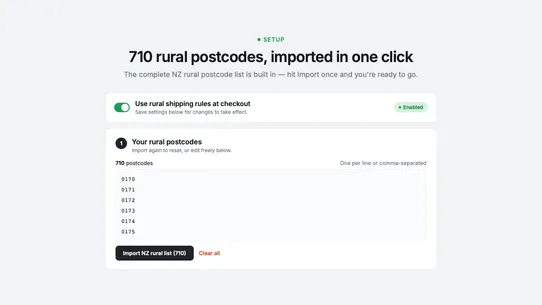 Rural Shipping &amp; RD Rates NZ screenshot
