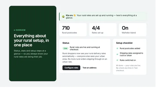 Rural Shipping &amp; RD Rates NZ screenshot