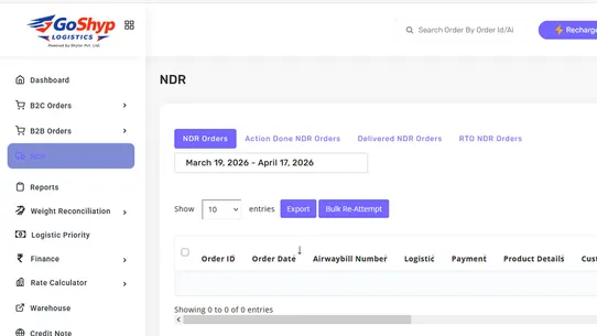 GoShyp Logistics screenshot