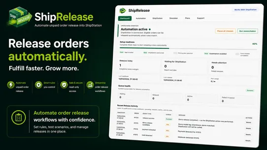 ShipRelease ‑ Order Release screenshot