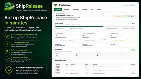 ShipRelease ‑ Order Release screenshot