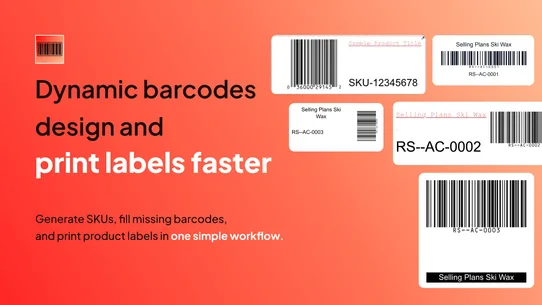 RS: Barcode Labels screenshot