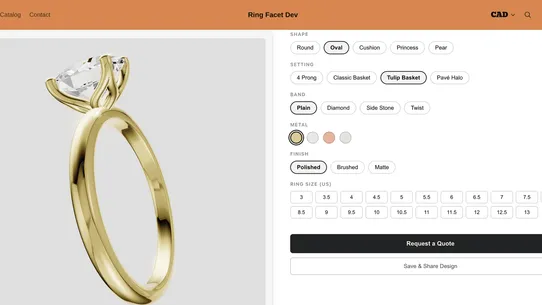 Ring Facet ‑ Ring Builder screenshot