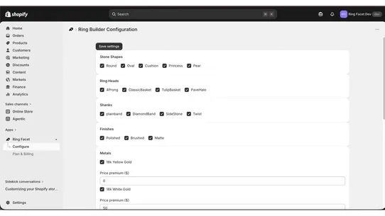 Ring Facet ‑ Ring Builder screenshot