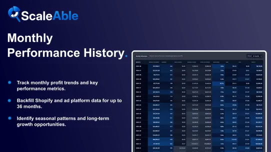 ScaleAble: Profit Dashboard screenshot