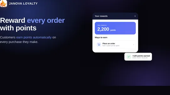 JA Loyalty Program &amp; Rewards screenshot
