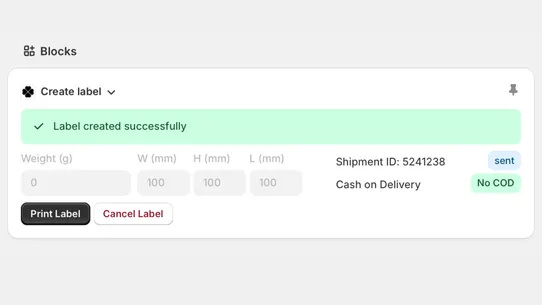 Octava Shipping Rates screenshot