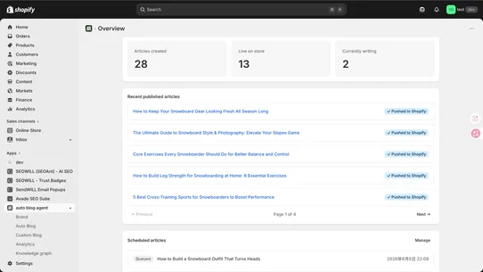 AutoBlog: AI SEO Blog Agent screenshot