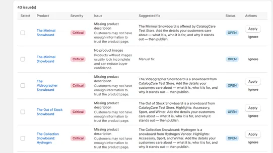 CatalogCare screenshot