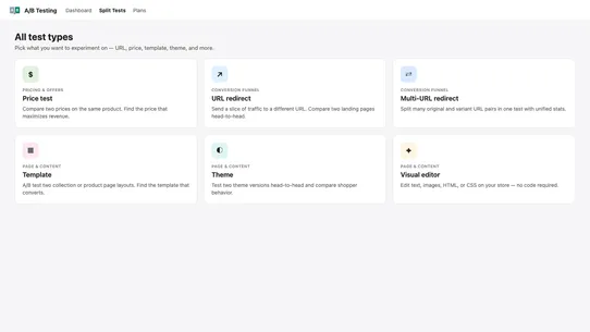 Appify Lift‑ A/B Testing screenshot