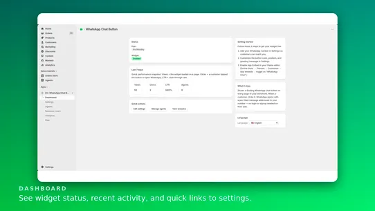 EC: WhatsApp Chat Button screenshot