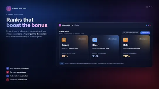 Binary MLM System Pro screenshot