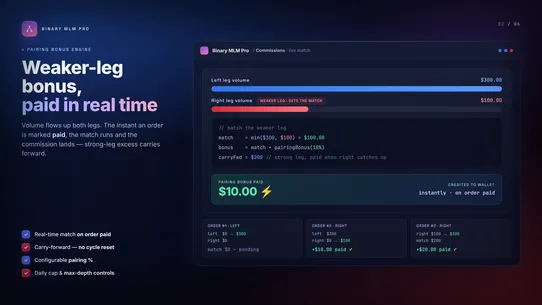 Binary MLM System Pro screenshot