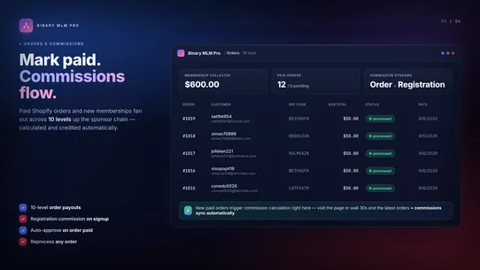 Binary MLM System Pro screenshot
