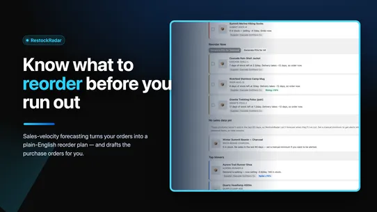 RestockRadar screenshot