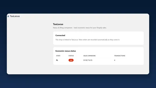 TaxLocus screenshot