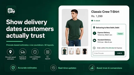 Pindrop — Delivery Date App screenshot