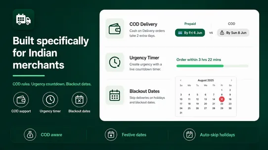 Pindrop — Delivery Date App screenshot