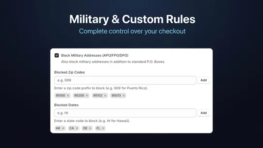 PO Box Blocker by mnurksr screenshot
